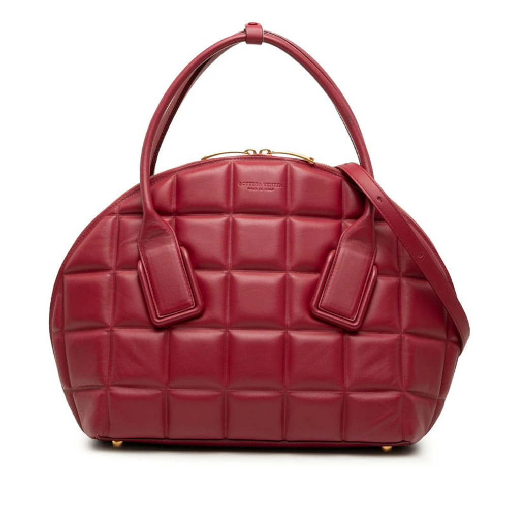 Bottega Veneta The Swoop 2way Shoulder Bag Red Leather Bottega Veneta